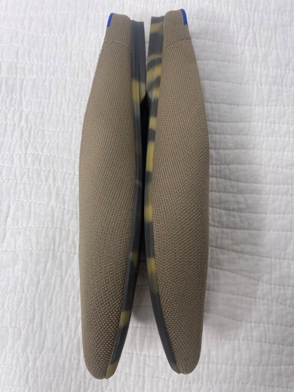 Rothy's Almond Demi Mules Women 10 Portobello Knit Washable Slip-on Flats NWOB - Picture 5 of 9